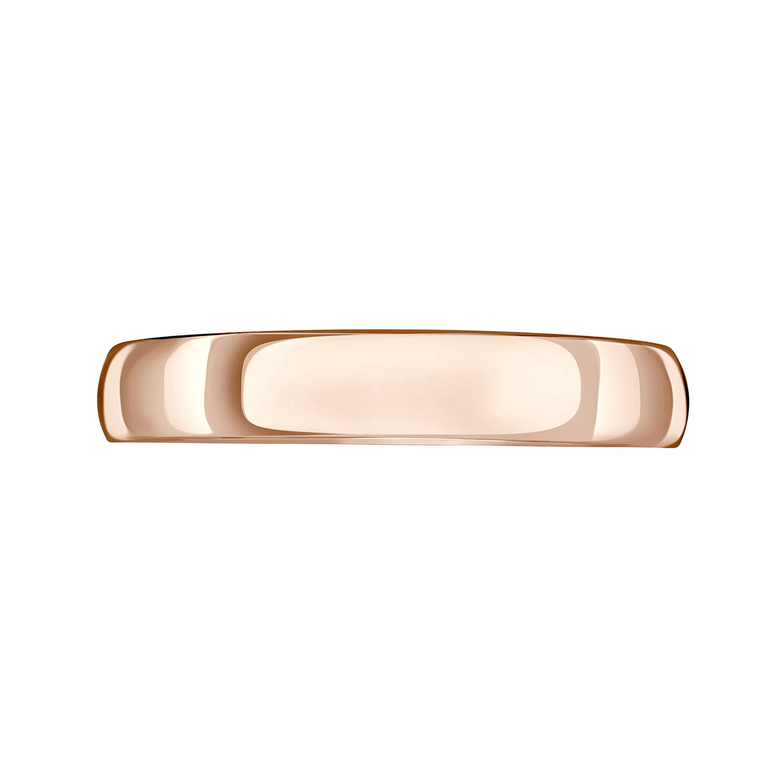 Mappin & Webb 18ct Rose Gold 3.5mm Heavy Court Wedding Ring