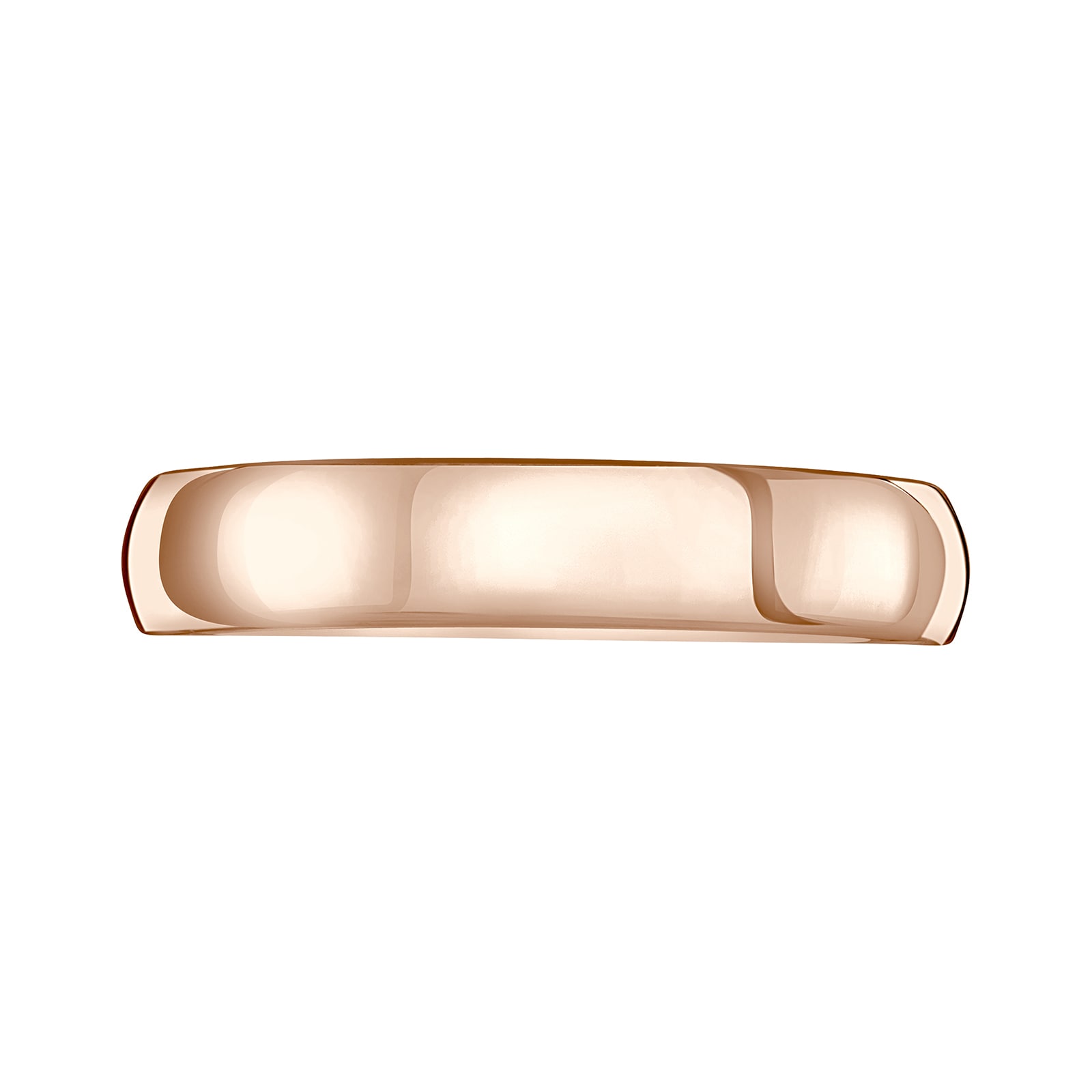 Mappin & Webb 18ct Rose Gold 4mm Heavy Court Wedding Ring