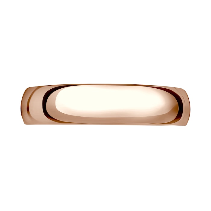 Mappin & Webb 18ct Rose Gold 5mm Heavy Court Wedding Ring