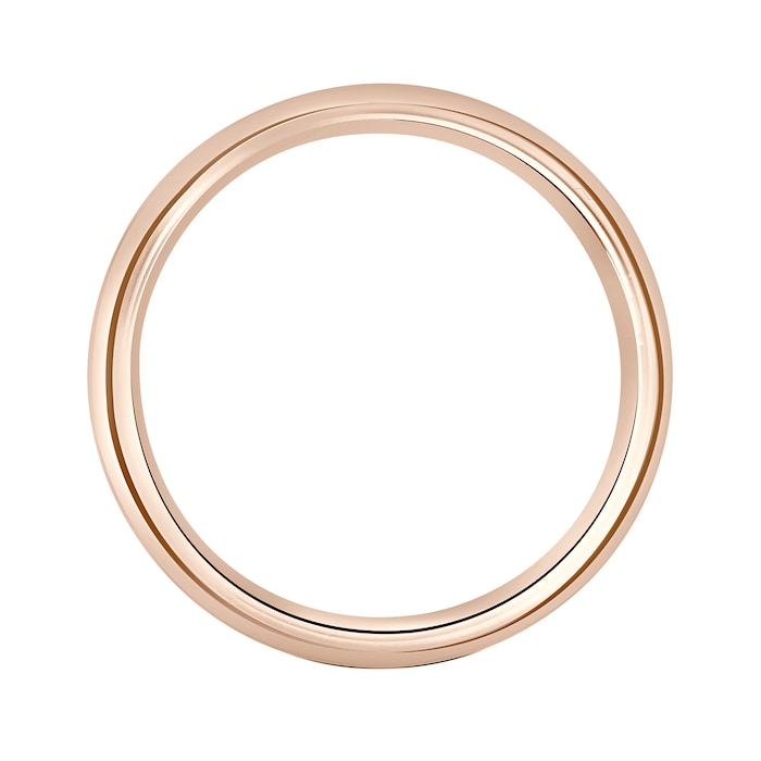 Mappin & Webb 18ct Rose Gold 5mm Heavy Court Wedding Ring