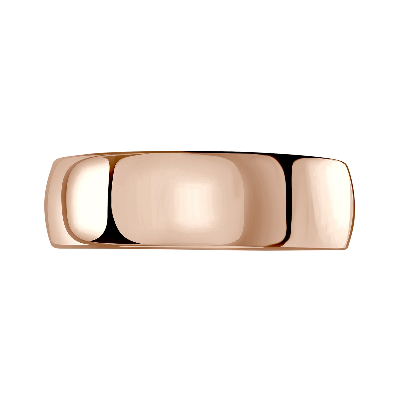 Mappin & Webb 18ct Rose Gold 7mm Heavy Court Wedding Ring