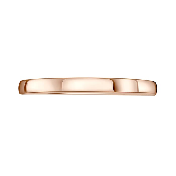 Mappin & Webb 18ct Rose Gold 2mm Luxury Court Wedding Ring