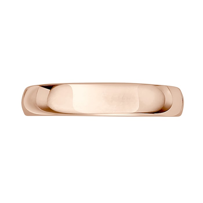 Mappin & Webb 18ct Rose Gold 4mm Luxury Court Wedding Ring