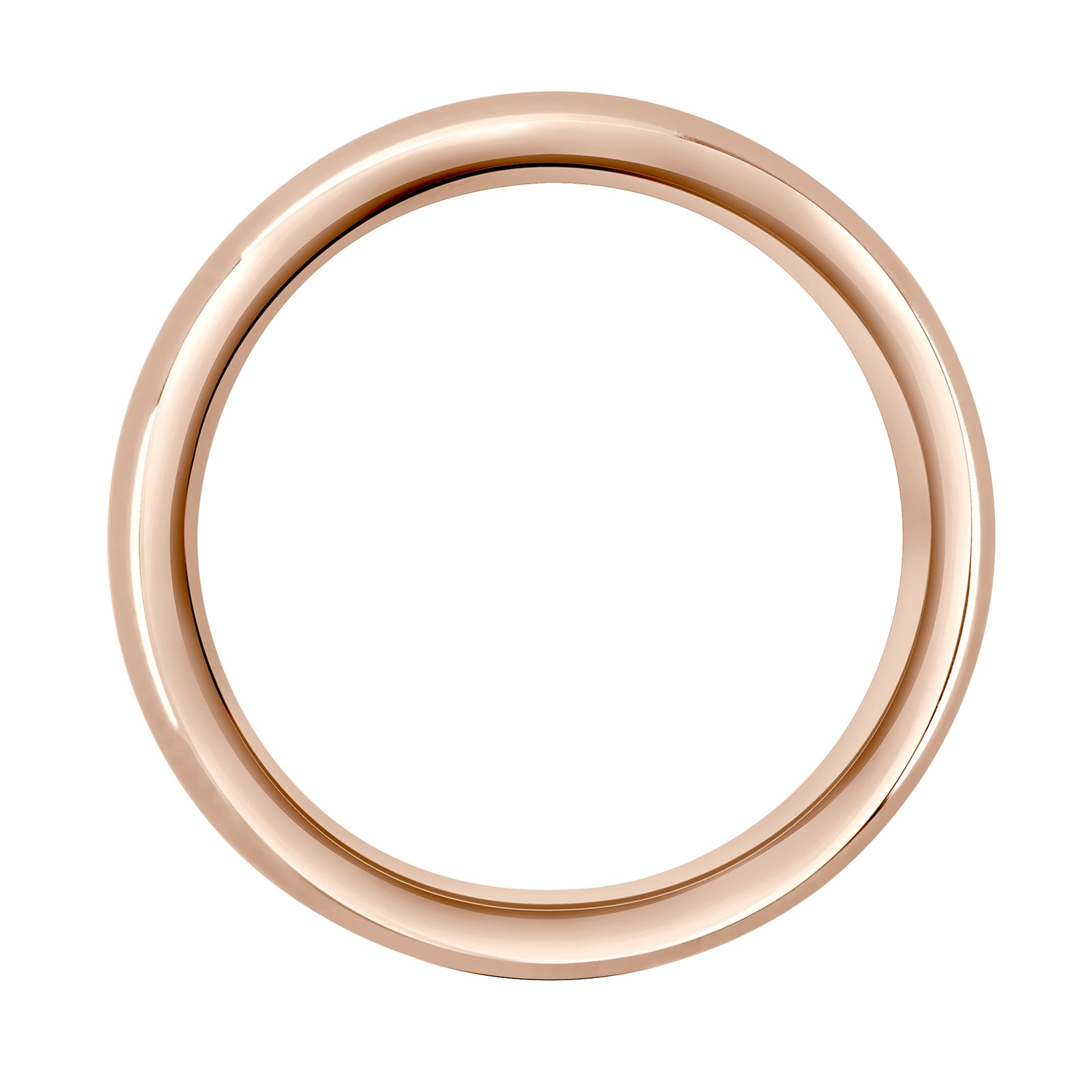 Mappin & Webb 18ct Rose Gold 4mm Luxury Court Wedding Ring