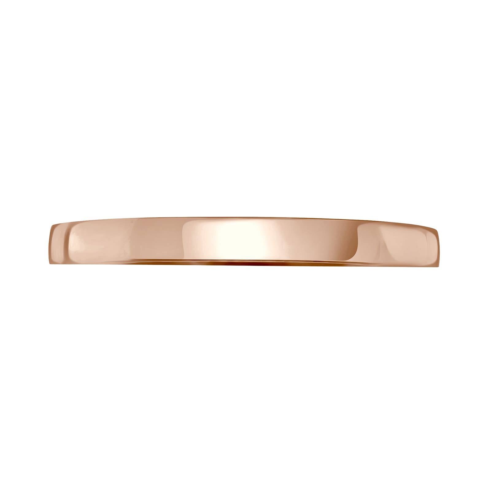 Mappin & Webb 18ct Rose Gold 2mm Standard Domed Court Wedding Ring