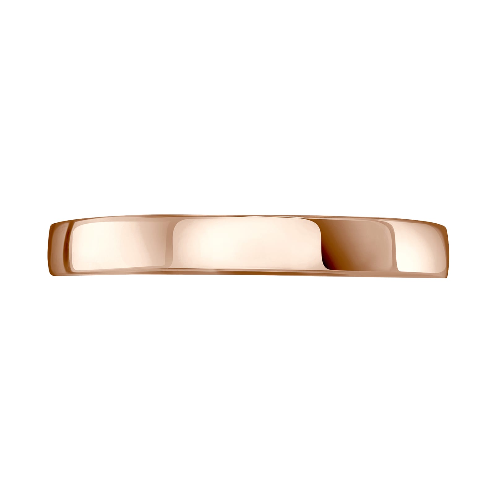 Mappin & Webb 18ct Rose Gold 2.5mm Standard Domed Court Wedding Ring