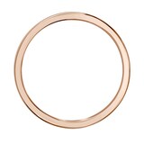 Mappin & Webb 18ct Rose Gold 2.5mm Standard Domed Court Wedding Ring