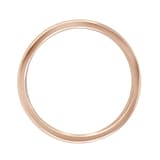 Mappin & Webb 18ct Rose Gold 3.5mm Standard Domed Court Wedding Ring