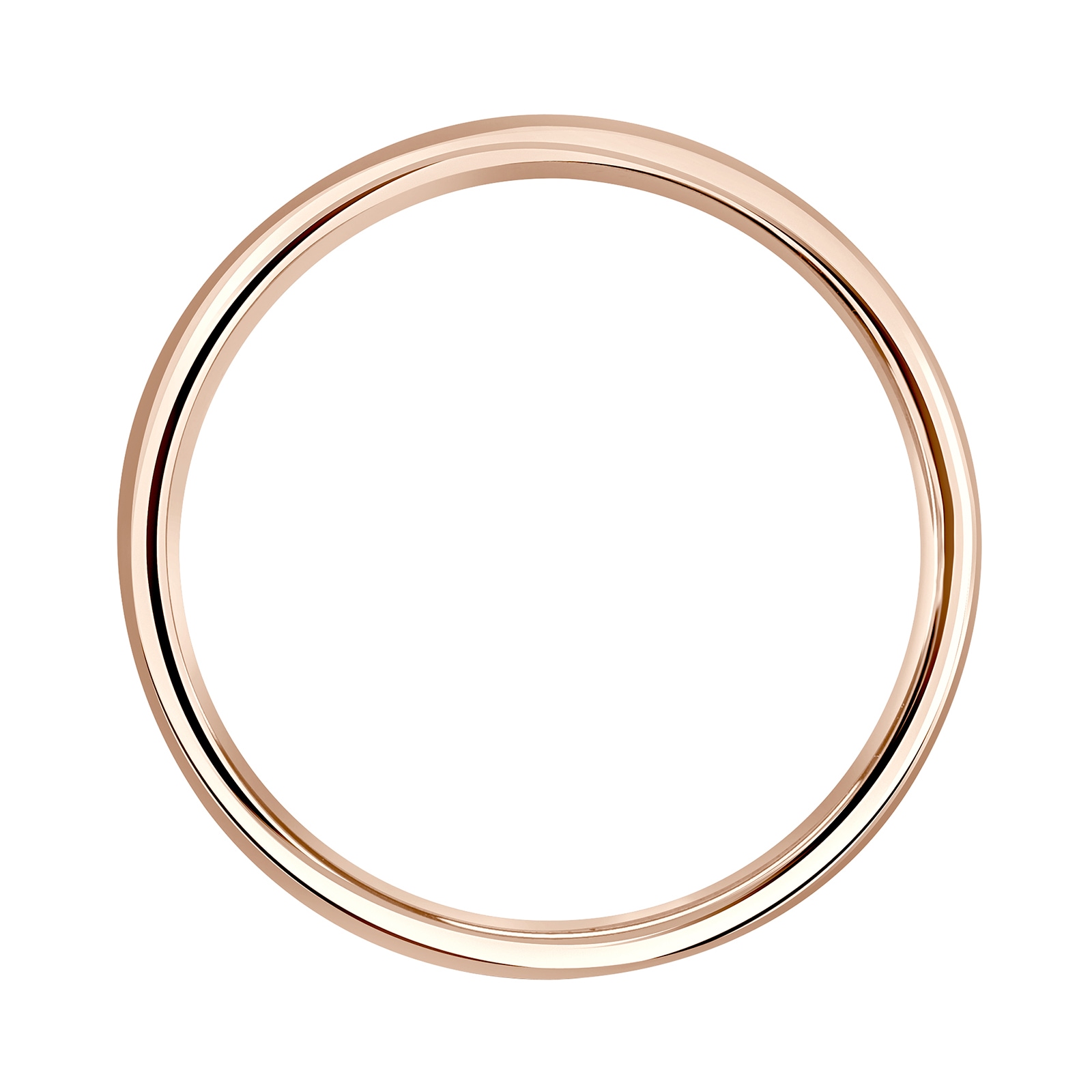 Mappin & Webb 18ct Rose Gold 4mm Standard Domed Court Wedding Ring