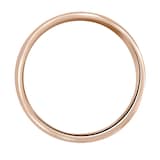 Mappin & Webb 18ct Rose Gold 7mm Standard Domed Court Wedding Ring