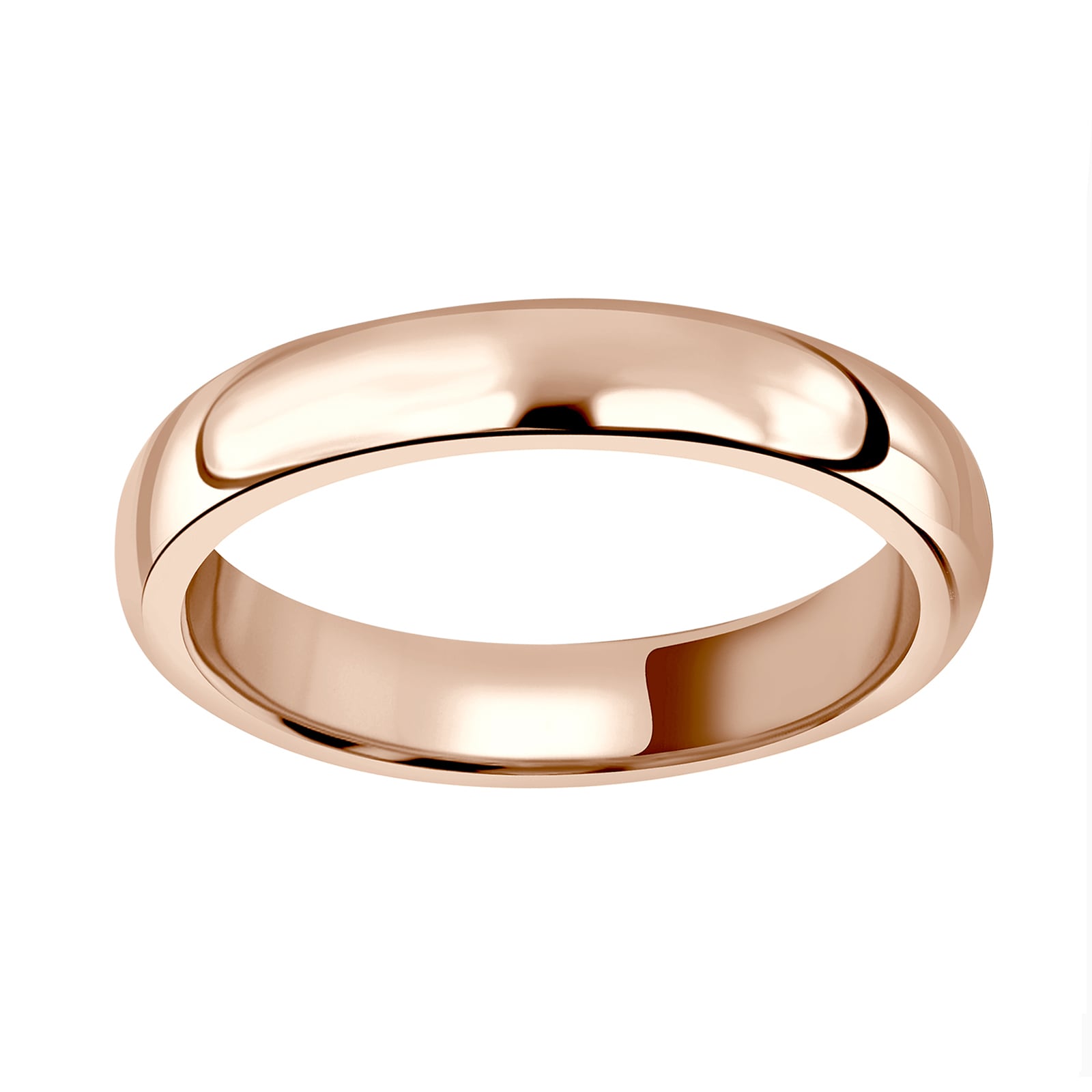 Mappin & Webb 18ct Rose Gold 3.5mm Luxury D-shape Court Wedding Ring Mappin & Webb 18ct Rose Gold 3.5mm Luxury D-shape Court Wedding Ring