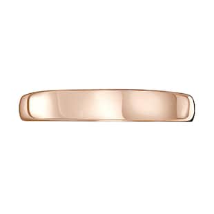 Mappin & Webb 18ct Rose Gold 3.5mm Luxury D-shape Court Wedding Ring