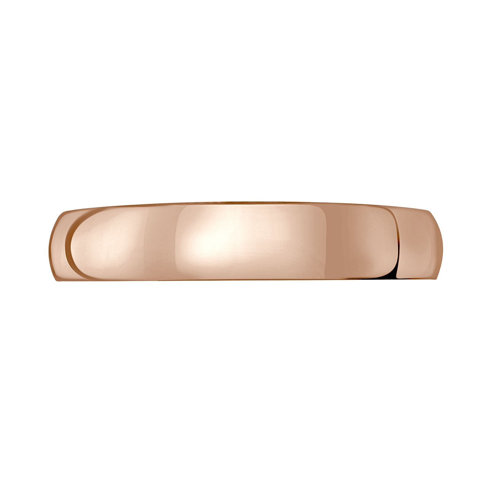 Mappin & Webb 18ct Rose Gold 4mm Luxury D-shape Court Wedding Ring