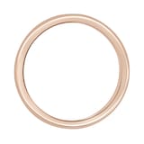 Mappin & Webb 18ct Rose Gold 4mm Luxury D-shape Court Wedding Ring