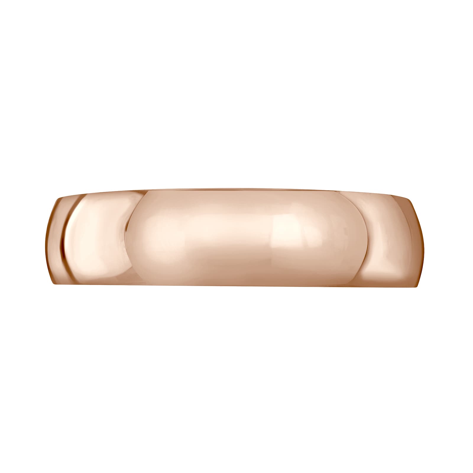 Mappin & Webb 18ct Rose Gold 6mm Luxury D-shape Court Wedding Ring