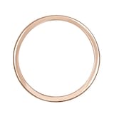 Mappin & Webb 18ct Rose Gold 2.5mm Standard Modern Court  Wedding Ring