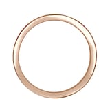 Mappin & Webb 18ct Rose Gold 3mm Standard Modern Court  Wedding Ring