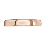 Mappin & Webb 18ct Rose Gold 3.5mm Standard Modern Court  Wedding Ring