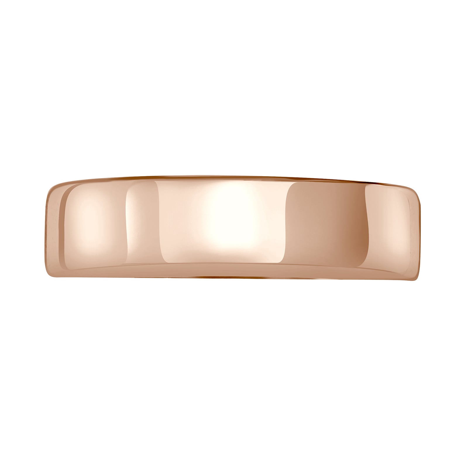 Mappin & Webb 18ct Rose Gold 6mm Standard Modern Court  Wedding Ring