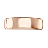 Mappin & Webb 18ct Rose Gold 7mm Standard Modern Court  Wedding Ring
