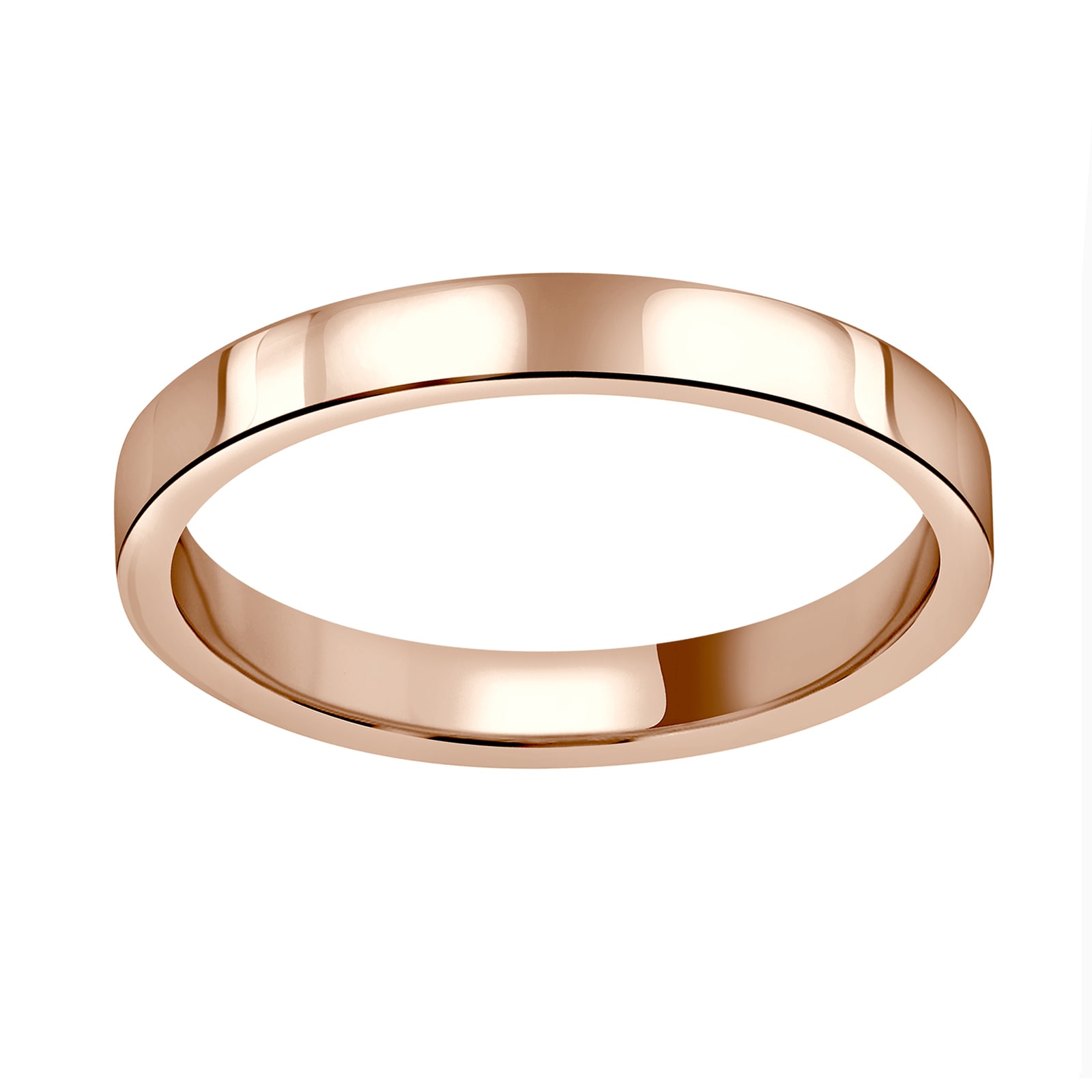 Mappin & Webb 18ct Rose Gold 2.5mm Heavy Flat Court Wedding Ring Mappin & Webb 18ct Rose Gold 2.5mm Heavy Flat Court Wedding Ring