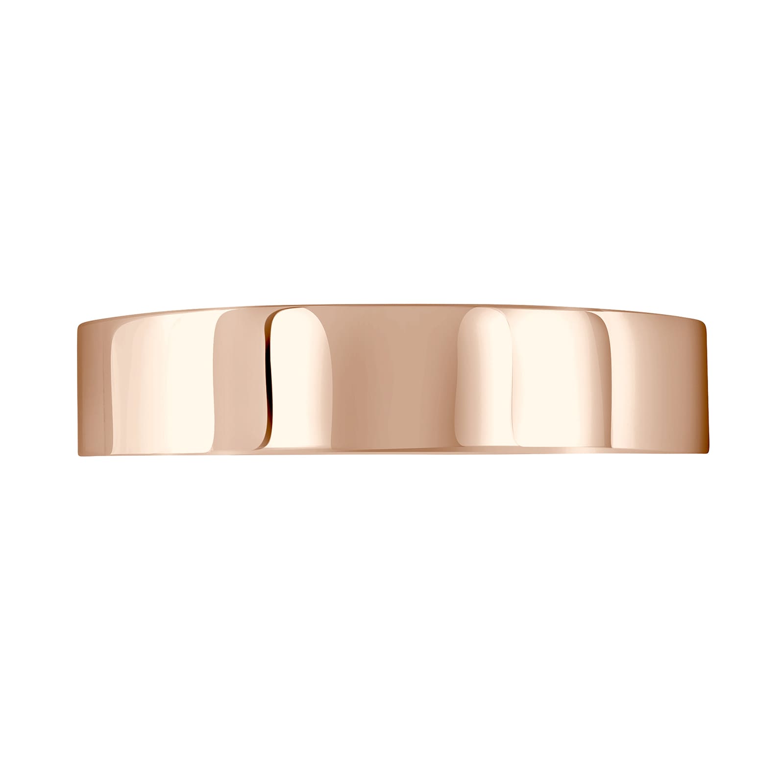 Mappin & Webb 18ct Rose Gold 5mm Heavy Flat Court Wedding Ring