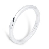 Goldsmiths 18ct White Gold 2mm Twist Wedding Ring