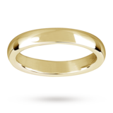 Mappin & Webb 4mm Heavy Court Gents Wedding Ring In 18 Carat Yellow Gold