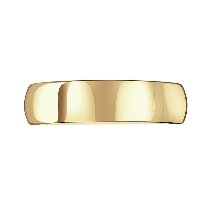 Mappin & Webb 18ct Yellow Gold 6mm Luxury Court Wedding Ring