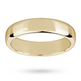 Mappin & Webb 5mm Flat Comfort Fit Gents Court Ring In 18 Carat Yellow Gold