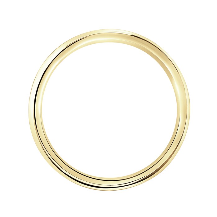Mappin & Webb 18ct Yellow Gold 2.5mm Heavy Court Wedding Ring - Ring Size K