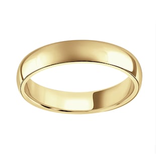 Mappin & Webb 18ct Yellow Gold 3.5mm Standard Court Wedding Ring