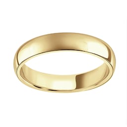 08040401 - 18ct Yellow Gold 3.5mm Standard Court Wedding Ring