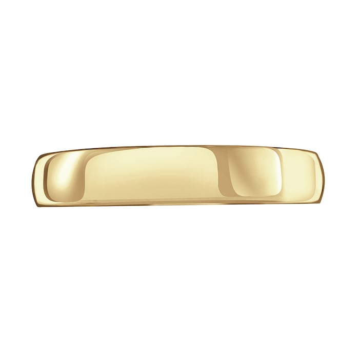 Mappin & Webb 18ct Yellow Gold 3.5mm Standard Court Wedding Ring