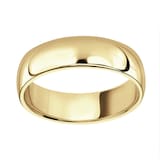 Mappin & Webb 6mm Light Court Gents Wedding Ring In 18 Carat Yellow Gold