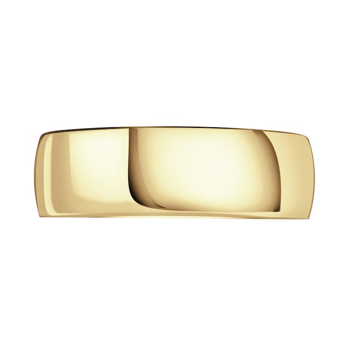 Mappin & Webb 18ct Yellow Gold 7mm Standard Court Wedding Ring
