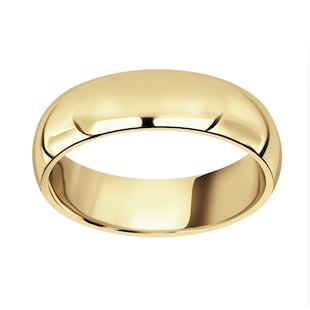 Mappin & Webb 18ct Yellow Gold 3.5mm Heavy Court Wedding Ring