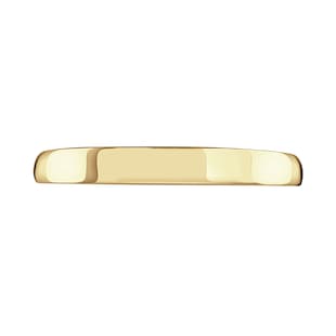 Mappin & Webb 18ct Yellow Gold 2.5mm Luxury Court Wedding Ring