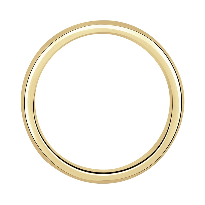 Mappin & Webb 18ct Yellow Gold 2.5mm Luxury Court Wedding Ring