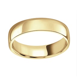 08040415 - 18ct Yellow Gold 5mm Standard Domed Court Wedding Ring