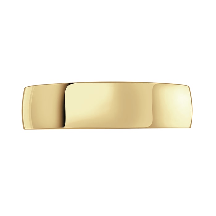 Mappin & Webb 18ct Yellow Gold 6mm Light Low Domed Wedding Ring - Ring Size M