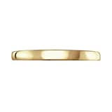 Mappin & Webb 18ct Yellow Gold 2mm Luxury D-Shape Court Wedding Ring