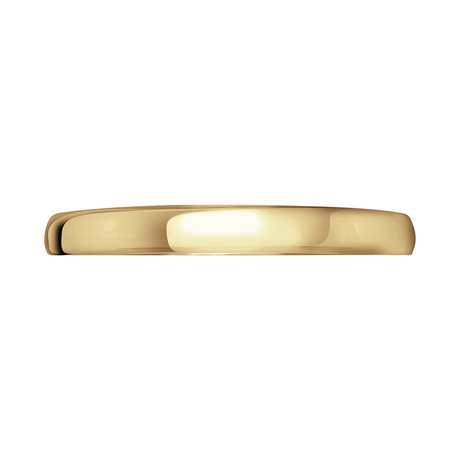 Mappin & Webb 18ct Yellow Gold 2.5mm Luxury D-Shape Court Wedding Ring