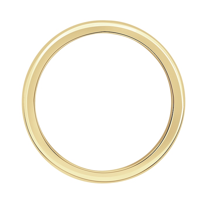 Mappin & Webb 18ct Yellow Gold 2.5mm Luxury D-Shape Court Wedding Ring