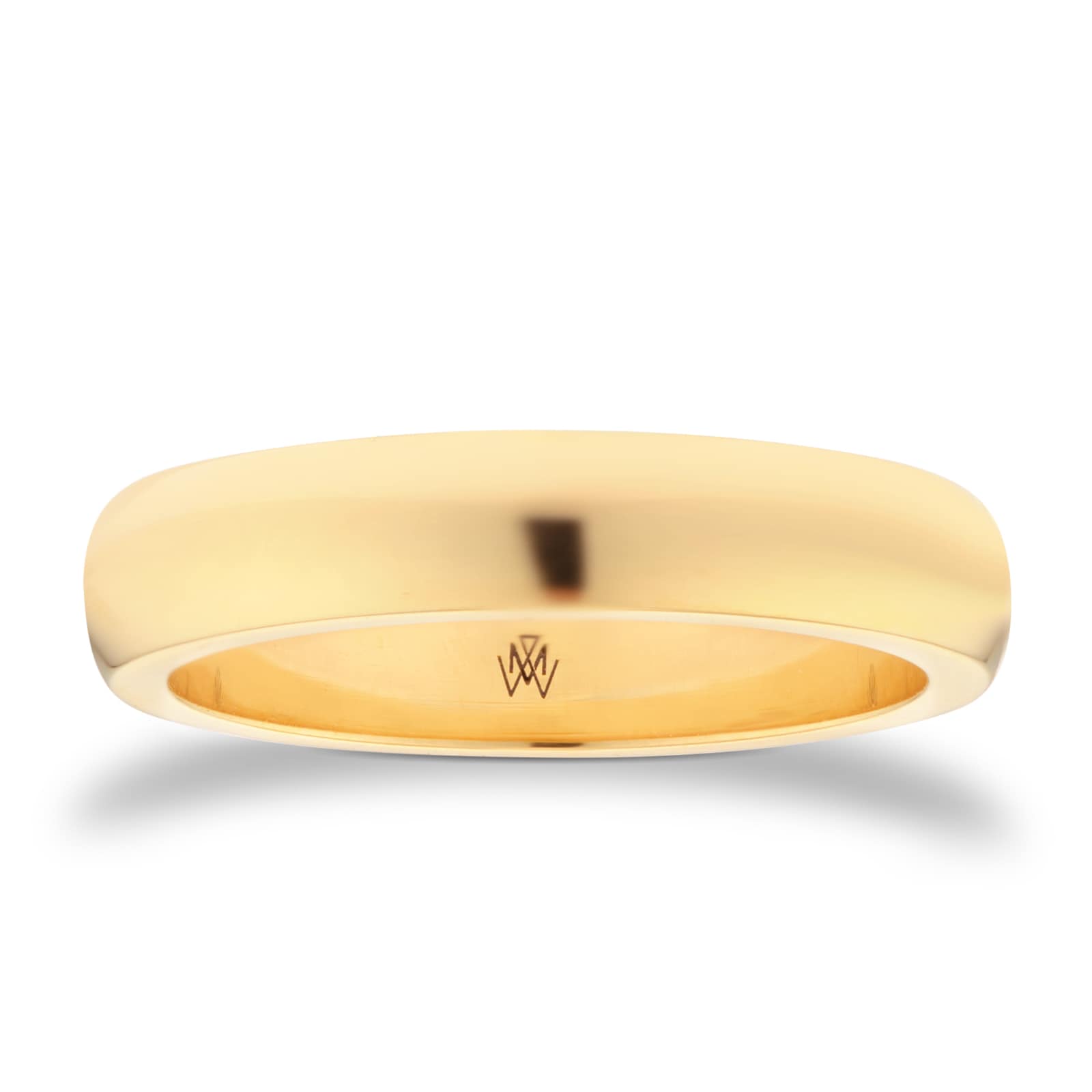 Mappin & Webb 18ct Yellow Gold 4mm Luxury D-Shape Court Wedding Ring Mappin & Webb 18ct Yellow Gold 4mm Luxury D-Shape Court Wedding Ring