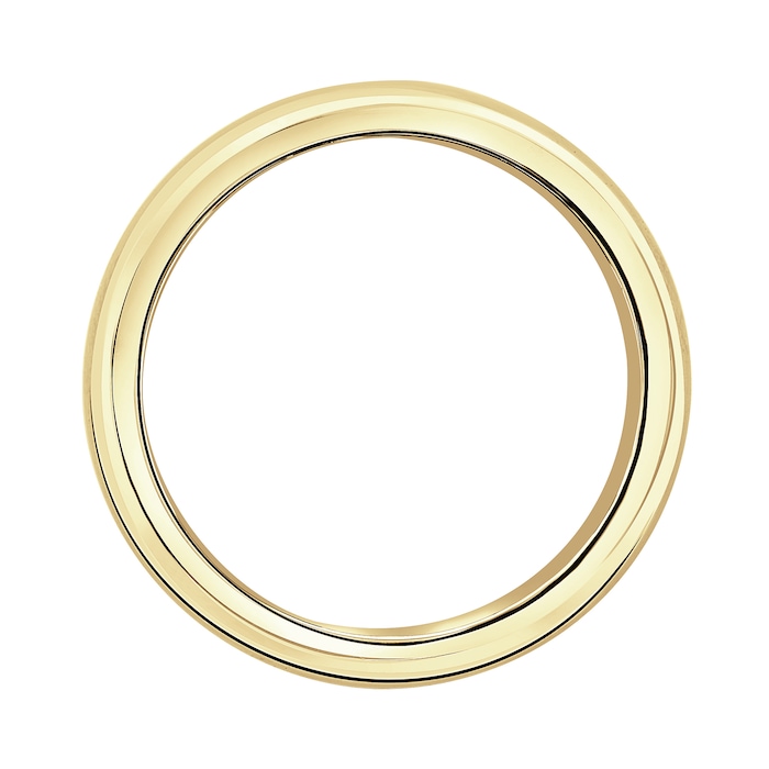 Mappin & Webb 18ct Yellow Gold 5mm Luxury D-Shape Court Wedding Ring