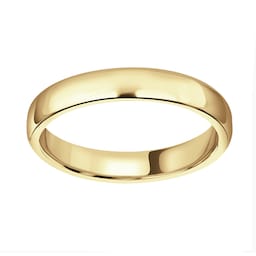 08040429 - 18ct Yellow Gold 3mm Standard Modern Court Court Wedding Ring