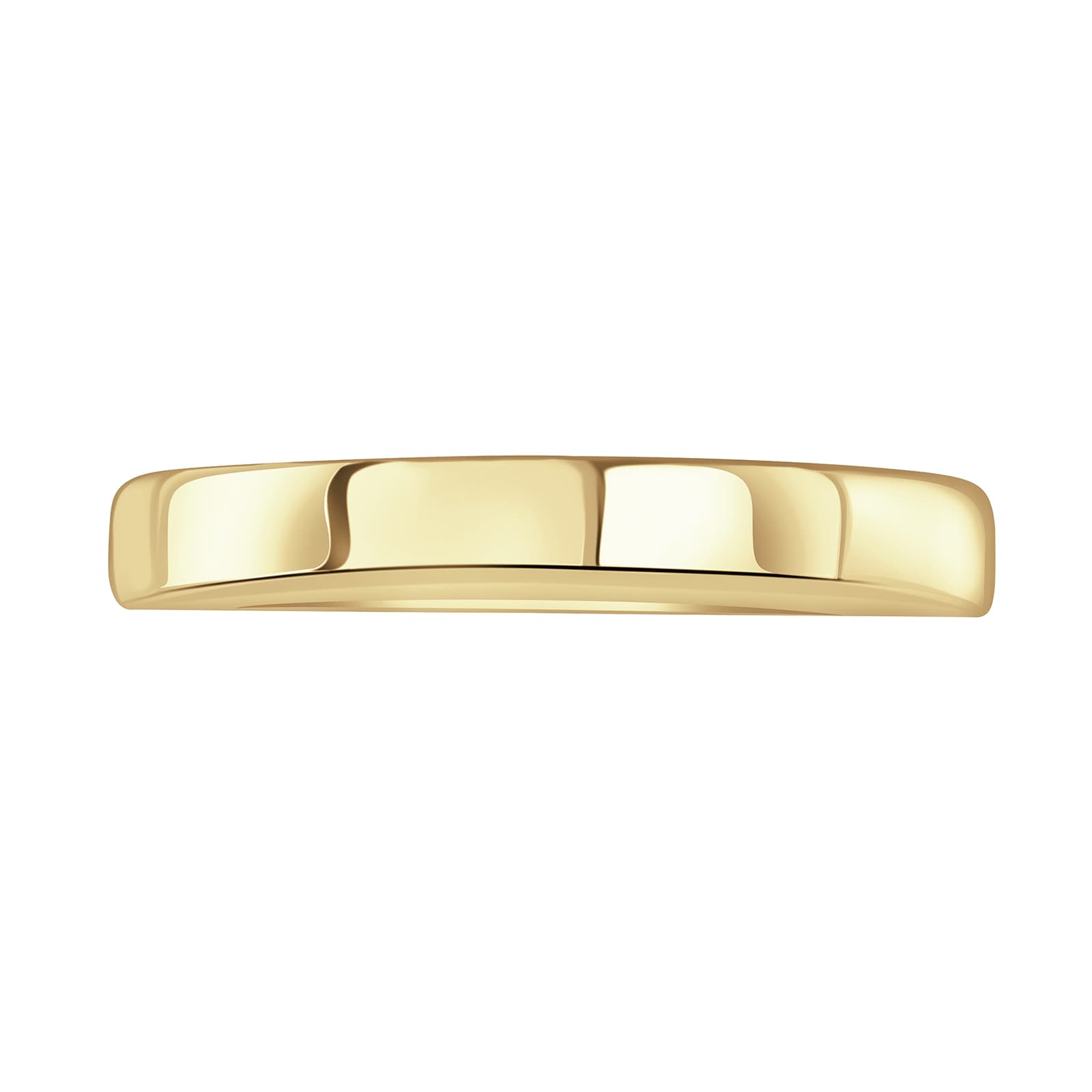 Mappin & Webb 18ct Yellow Gold 3mm Standard Modern Court Court Wedding Ring