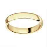 Mappin & Webb 18ct Yellow Gold 3.5mm Standard Modern Court Court Wedding Ring