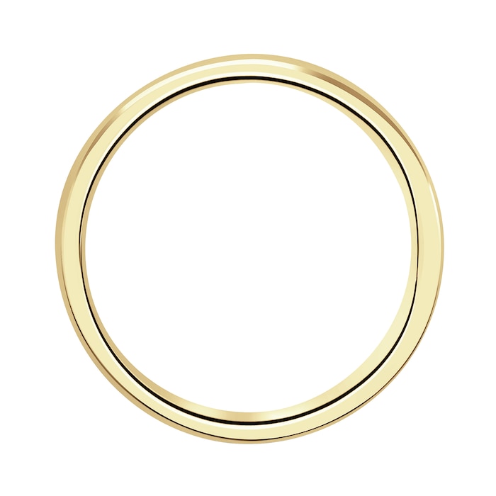 Mappin & Webb 18ct Yellow Gold 6mm Standard Modern Court Court Wedding Ring